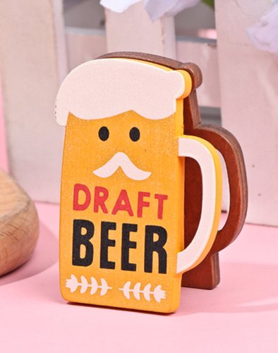 (image for) 2 Sided Cold Beer / Draft Beer Standing Sign