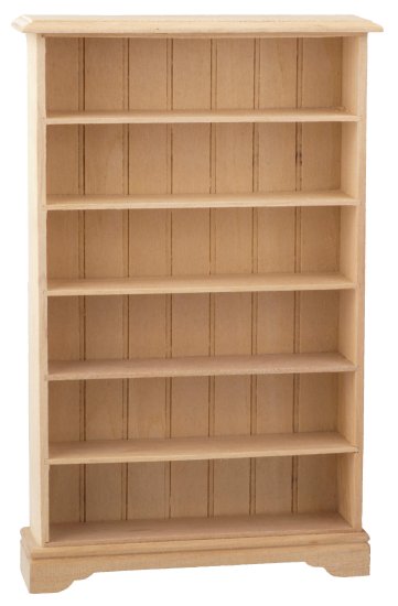 (image for) 5 Shelf Single Shelving Unit - Unfinished