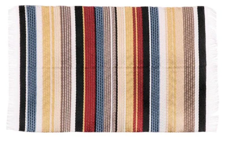 (image for) Woven Throw Rug - Contemporary