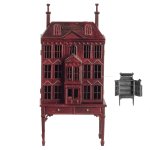 (image for) Manor House Dolls Dollhouse - Mahogany