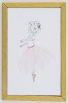 (image for) Framed Ballet Dancer Picture