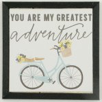 (image for) Framed You Are My Greatest Adventure Bicycle Picture