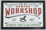 (image for) Santas Workshop Framed Ad Picture