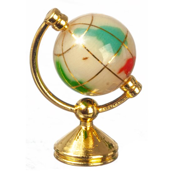 (image for) Globe - Gold & White - Small