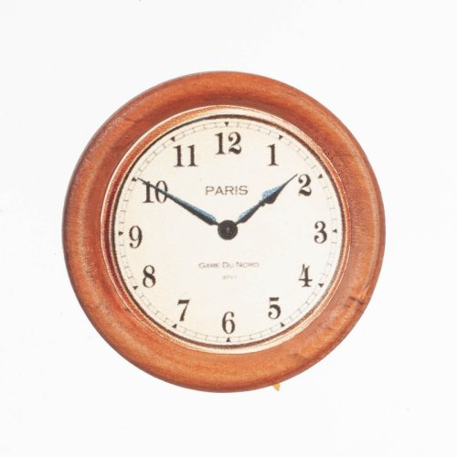 (image for) Round Wooden Wall Clock