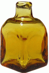 (image for) Amber Iodine Bottle Diamond Shape