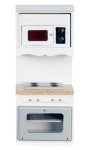 (image for) Kitchen Stove w/ Microwave - White & Marble