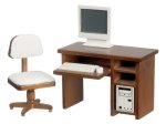 (image for) 6 Piece Walnut Desk Set