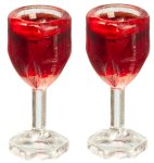 (image for) 2 Filled Glasses of Red Wine