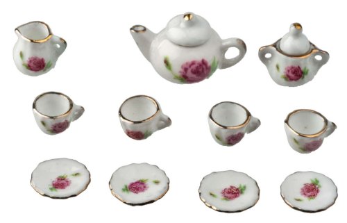 (image for) Rose Tea Set 13pc