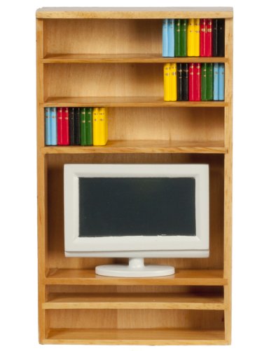 (image for) Bookshelf w/ TV Set - Oak