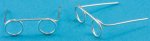 (image for) Small Eyeglasses Silver 2pc