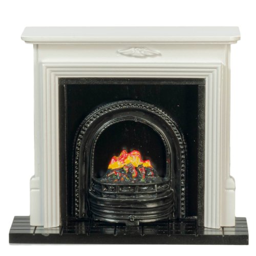 (image for) Fireplace w/ Insert - White