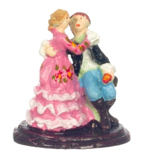 (image for) Man and Woman on Bench Figurine