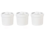 (image for) White Canister 3pc