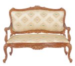 (image for) Louis XV Rococo Settee - Walnut