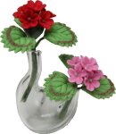 (image for) Geraniums in Double Necked Vase