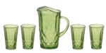 (image for) Emerald Pitcher With 4 Glasses