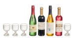 (image for) Wine Bottles & Glasses Set 8pc