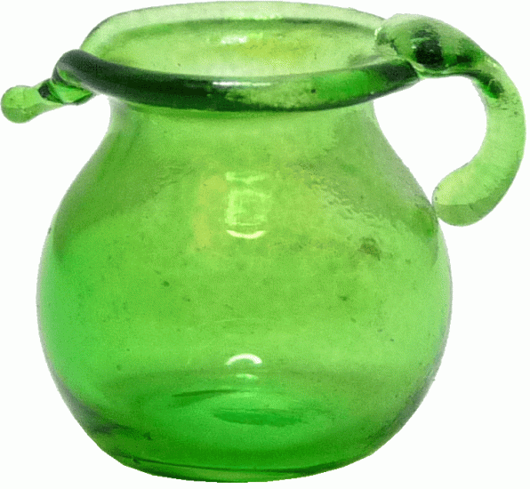 (image for) Green Glass Pitcher