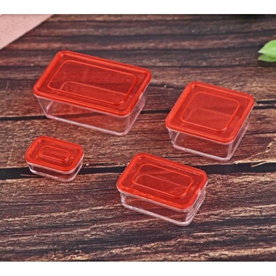 (image for) Food Storage Set 8pc - Red