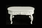 (image for) Oval White Coffee Table