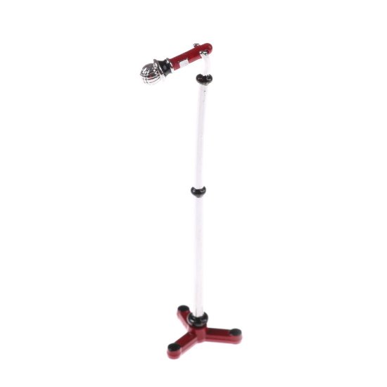 (image for) Microphone w/ Stand - Red