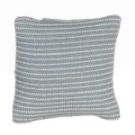 (image for) Throw Pillow Blue Ribbed