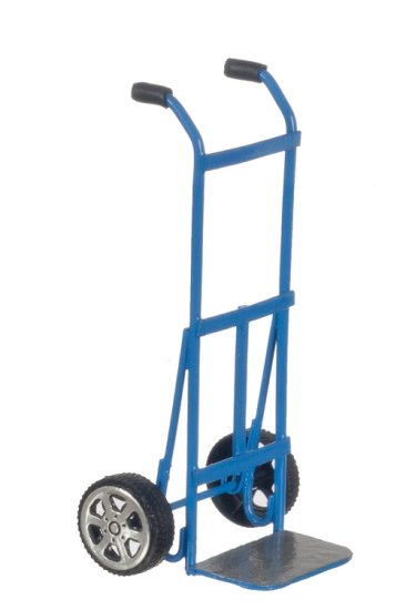 (image for) Blue 2-Wheel Dolly Style Hand Cart