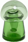 (image for) Green Glass Mushroom Jar