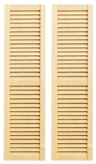 (image for) Traditional 2-Panel Shutters Unfinished 2pc