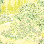 (image for) Wallpaper Rubens Garden in Yellow 3pc