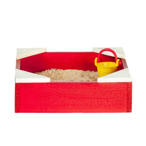 (image for) Sandbox w/ Sand - Red & White