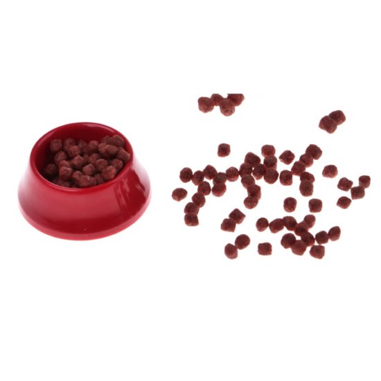 (image for) Pet Food in Red Bowl