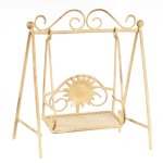 (image for) Porch Swing Metal Tan