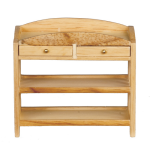 (image for) Oak Slatted Changing Table