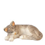 (image for) Gray Cat Laying Left