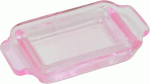 (image for) Pink Glass Baking Pan