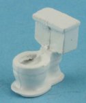 (image for) 1/4in Scale White Standard Toilet