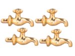 (image for) Brass Spigots Brass 4pc