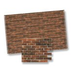 (image for) 1/2in Scale Antique Brick Sheet