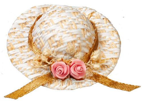 (image for) Straw Hat w/ Pink Flower