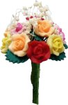 (image for) Dozen Assorted Roses Arranged