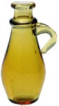 (image for) Amber Glass Jug w/Handle