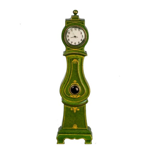 (image for) More Longcase Working Clock - Green