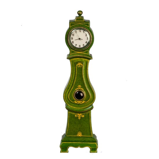 (image for) More Longcase Working Clock - Green