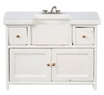 (image for) Kitchen Sink Cabinet - White