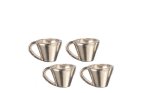 (image for) Silver Coffee / Tea Cups 4pc