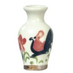 (image for) Ceramic Short Neck Vase Chicken Design