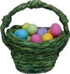 (image for) Easter Eggs in Green Basket